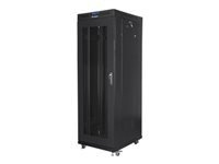 LANBERG free standing rack 19inch cabinet 37U 600x800 mesh door LCD flat pack Черный