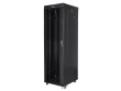 Lanberg Installation cabinet rack 19 42U 600x800 Черный, Черный glass door lcd (Flat pack)