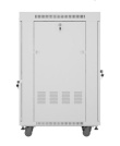 Lanberg Szafa stojąca rack 19 22U 600x800 szara drzwi szklane LCD flack pack