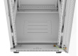 Lanberg Szafa stojąca rack 19 22U 600x800 szara drzwi szklane LCD flack pack