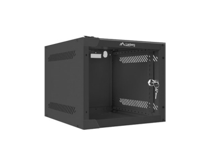 LANBERG 10'' WALL-MOUNTED RACK CABINET 4U (280X310, BLACK) SZALAEWIS0039