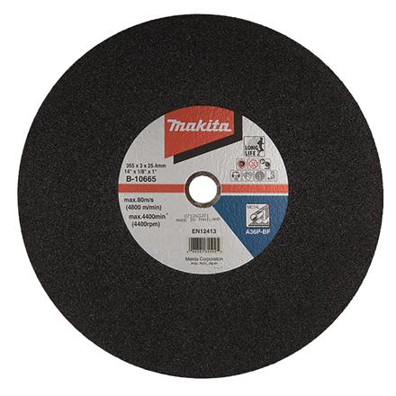 Makita | B-10665-5	Cutting disc for Metal 355x3x25, 4mm