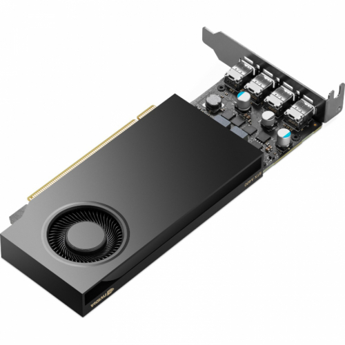 NVIDIA Quadro RTX A400 4GB GDDR6 4x mini-DisplayPort GPU 2D CAD Graphics Video Card for HP Workstations - 50W low-profile single-slot