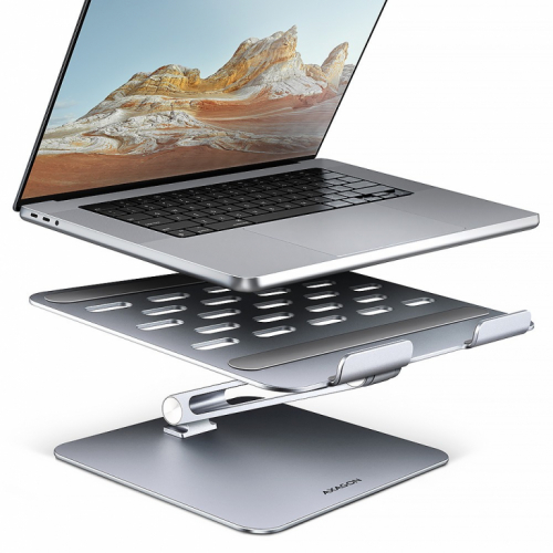 AXAGON STND-LQ HQ ALU stand fo r laptop 10-16 adjustab