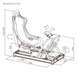 Maclean STAND WITH SEAT FOR RACING WHEEL RS423