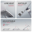 AXAGON HMC-STND USB hub 6in1 ALU stand for laptop