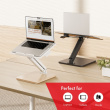 Maclean Laptop monitor stand table, MC-493