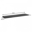 Maclean Universal hanging wall organiser MC-330 black