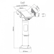 Maclean EC Card Terminal Holder Universal MC-847