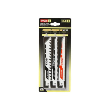 Reciprocating saw blades RYOBI RAK3RBWM, 3/6/8 TPI, for metal and wood, 3 pcs. | Ryobi