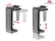 Maclean Computer holder MC-713 S silver