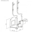 Maclean CPU holder, MC-116 B Black