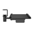 Maclean under-desk keyboard holder, max. load 5kg, horizontal and vertical reg., Must, MC-108 B