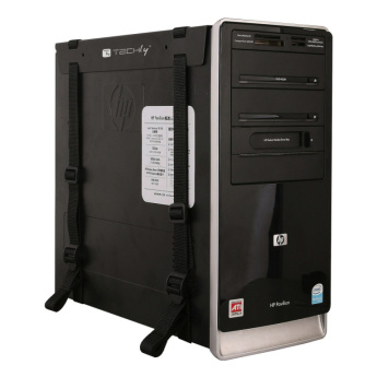 Techly ICA-CS 60 CPU holder Desk-mounted CPU holder Черный