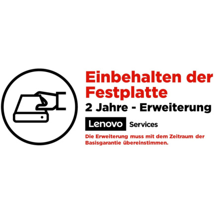 G Lenovo Service Add on - Keep your Drive - auf 2 Jahre 21301688