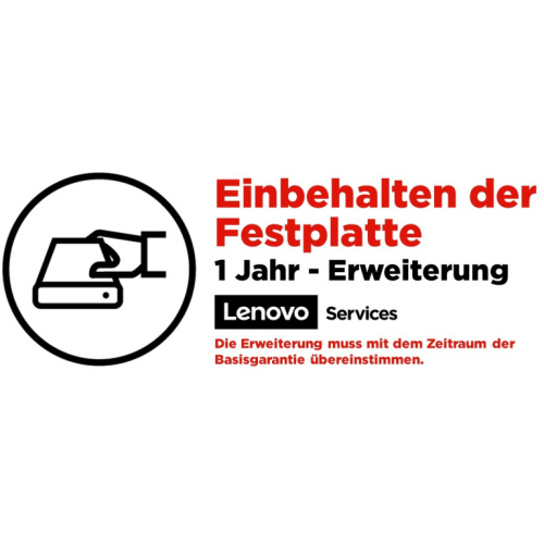 G Lenovo Service Add on - Keep your Drive - auf 1 Jahr 21301687