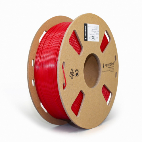 Filament Gembird - PETG - RED - 1,75mm - 1kg