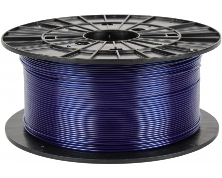 Filament PETG 1.75 - TRANSPARENT BLUE 1KG PM, 8594185640684