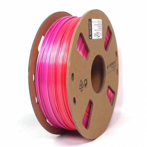 Filament Gembird - PLA Silk Rainbow - Red/Purple - 1,75mm - 1kg 