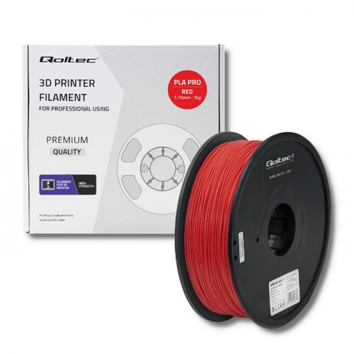 Qoltec Filament for 3D print PLA PRO, 1.75mm,1kg, Re