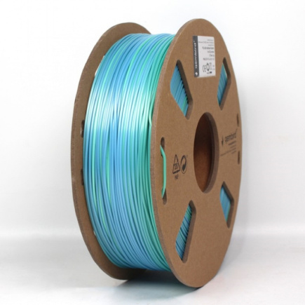 Filament Gembird - PLA Silk Rainbow - Blue/Green - 1.75mm - 1kg