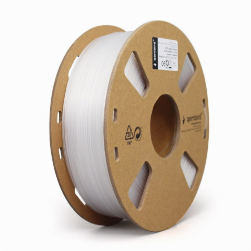 GEMBIRD PETG High-Speed Filament White 1.75mm 1kg