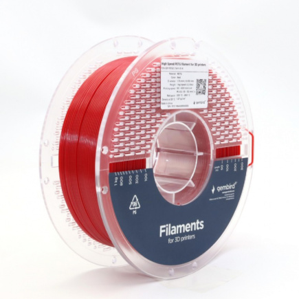 GEMBIRD High Speed PETG filament - red - 1.75 mm - 1 kg
