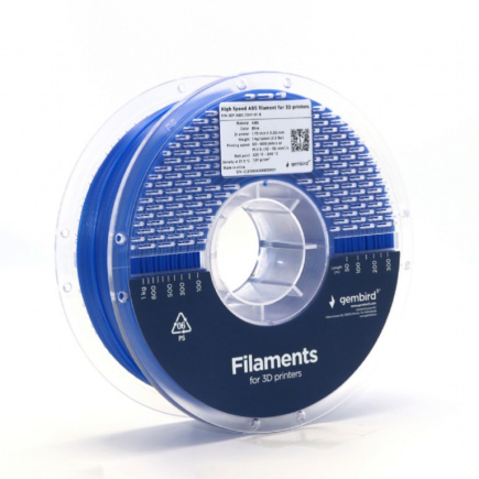 GEMBIRD High Speed ABS filament 1.75 mm 1kg Blue