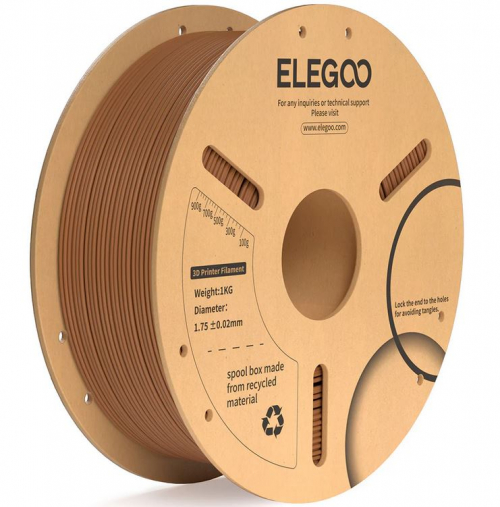 ELEGOO PLA Plus Filament 1.75mm Colored 1KG - Brown