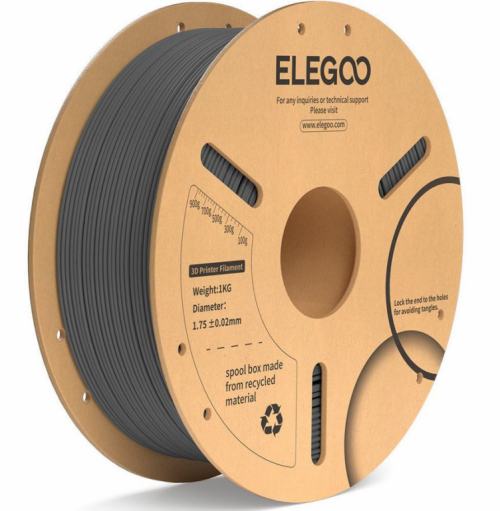 ELEGOO PLA Plus Filament 1.75mm Colored 1KG - Space Grey