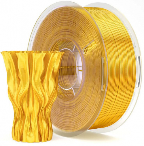 ELEGOO Silk PLA Filament 1.75mm Colored 1KG - Silk Gold