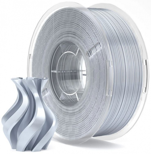 ELEGOO Silk PLA Filament 1.75mm Colored 1KG - Silk Silver