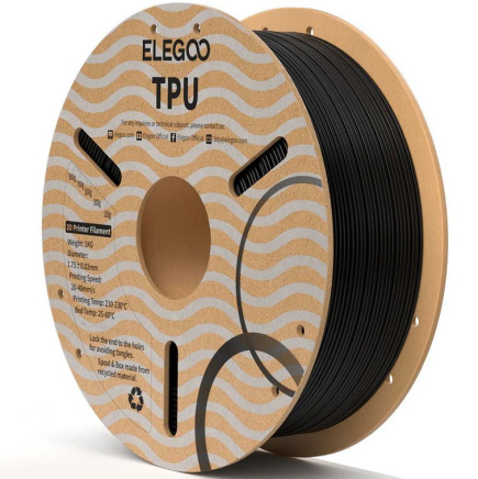 ELEGOO TPU 95A Filament 1.75mm Colored 1KG - Black