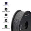 Qoltec Filament for 3D print PLA PRO, 1.75mm, Grey