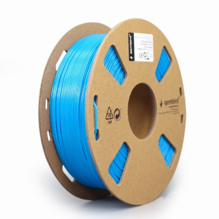 Gembird Filament 3D printers PETG/1.75mm/1kg/blue