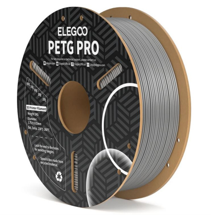 ELEGOO PETG Pro Filament 1.75mm Colored 1KG - Grey