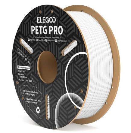 ELEGOO PETG Pro Filament 1.75mm Colored 1KG - White