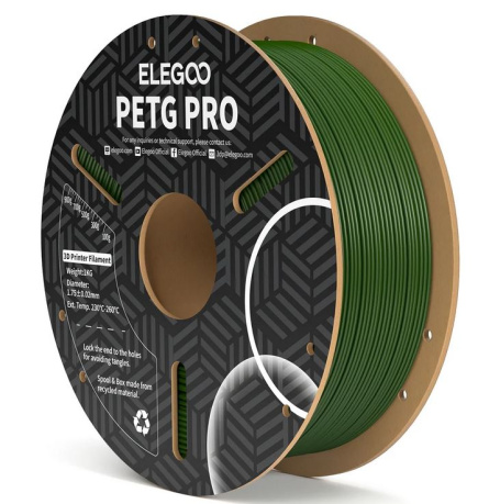 ELEGOO PETG Pro Filament 1.75mm Colored 1KG - Olive Green