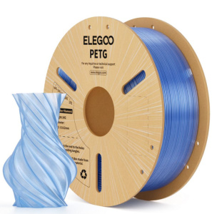 ELEGOO PETG Translucent Filament 1.75mm Colored 1KG - Translucent Blue