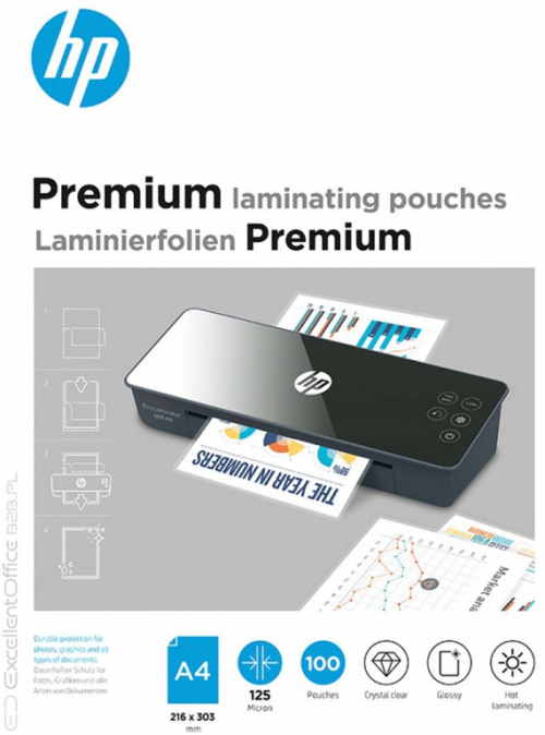 HP Premium lamination film A4 100 pc(s) BIUHP-FOL0002