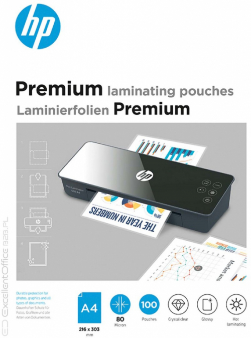 HP Premium lamination film A4 100 pc(s) BIUHP-FOL0001