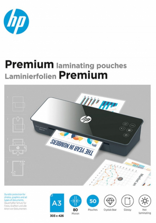 HP Premium lamination film A3 50 pc(s)