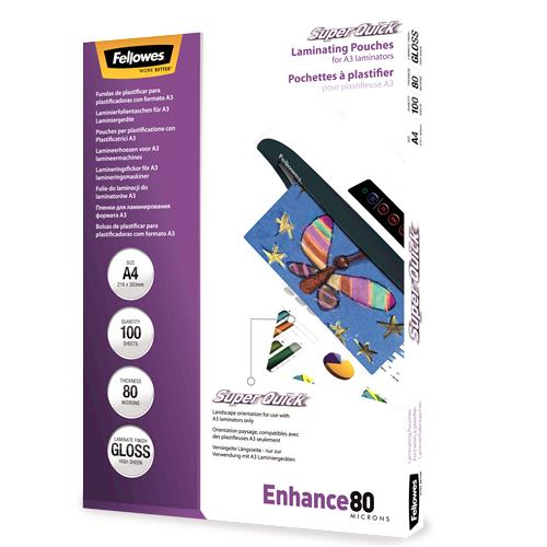 LAMINATING POUCH A4/100PCS 5440001 FELLOWES