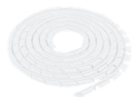 QOLTEC 52263 Qoltec Cable organizer 16mm 10m White