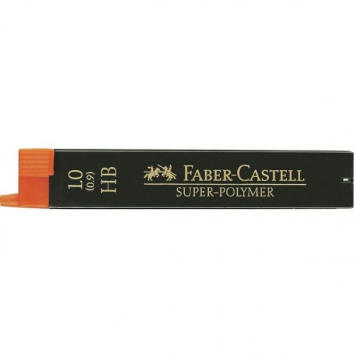 FABER-CASTELL Feinmine Super-Polymer 1.0mm HB 12Stk.