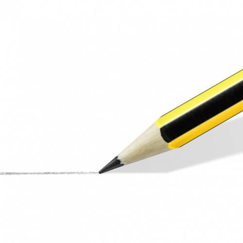 STAEDTLER Bleistift Noris H 100% PEFC 12 Stück Sechskant