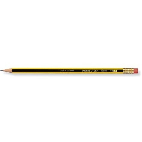STAEDTLER Bleistift Noris HB m. Tip 100% PEFC 12 Stück