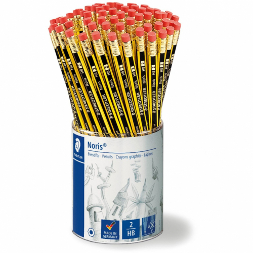 STAEDTLER Köcher Bleistift Noris Ti 72 Stück Sechskant