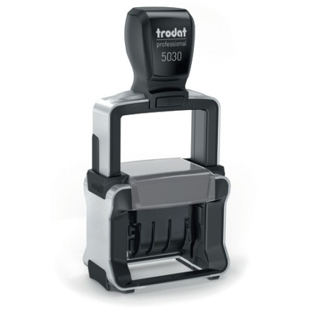 trodat Datumstempel Professional 4.0+Kissen schw 5030