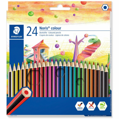 STAEDTLER Buntstift Noris colour 24er Set im Kartonetui retail
